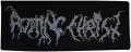 ROTTING CHRIST: Logo patch (silver)