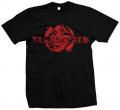 BLACKDEATH: Red logo TS, L-size