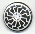 BUTTONS: Black Sun Button 