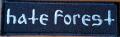 HATE FOREST: Logo patch