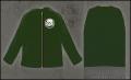 HOODIE: Totenkopf Green XXL-size