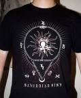 SATURNIAN MIST: Altar of Sun & Omega TS XL-size (White/Dark red)
