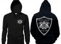 KVLT: Shield Black Metal Finland Hoodie L-size  